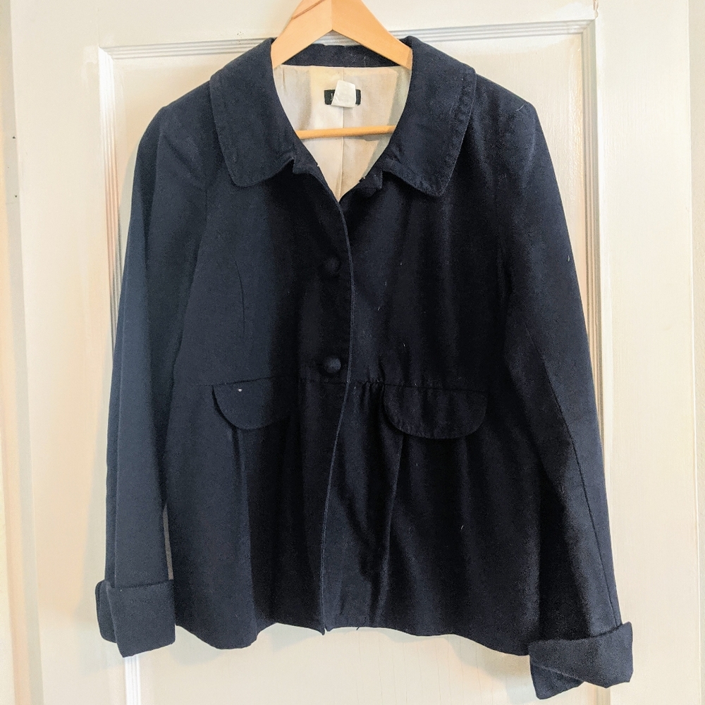 J crew navy jacket